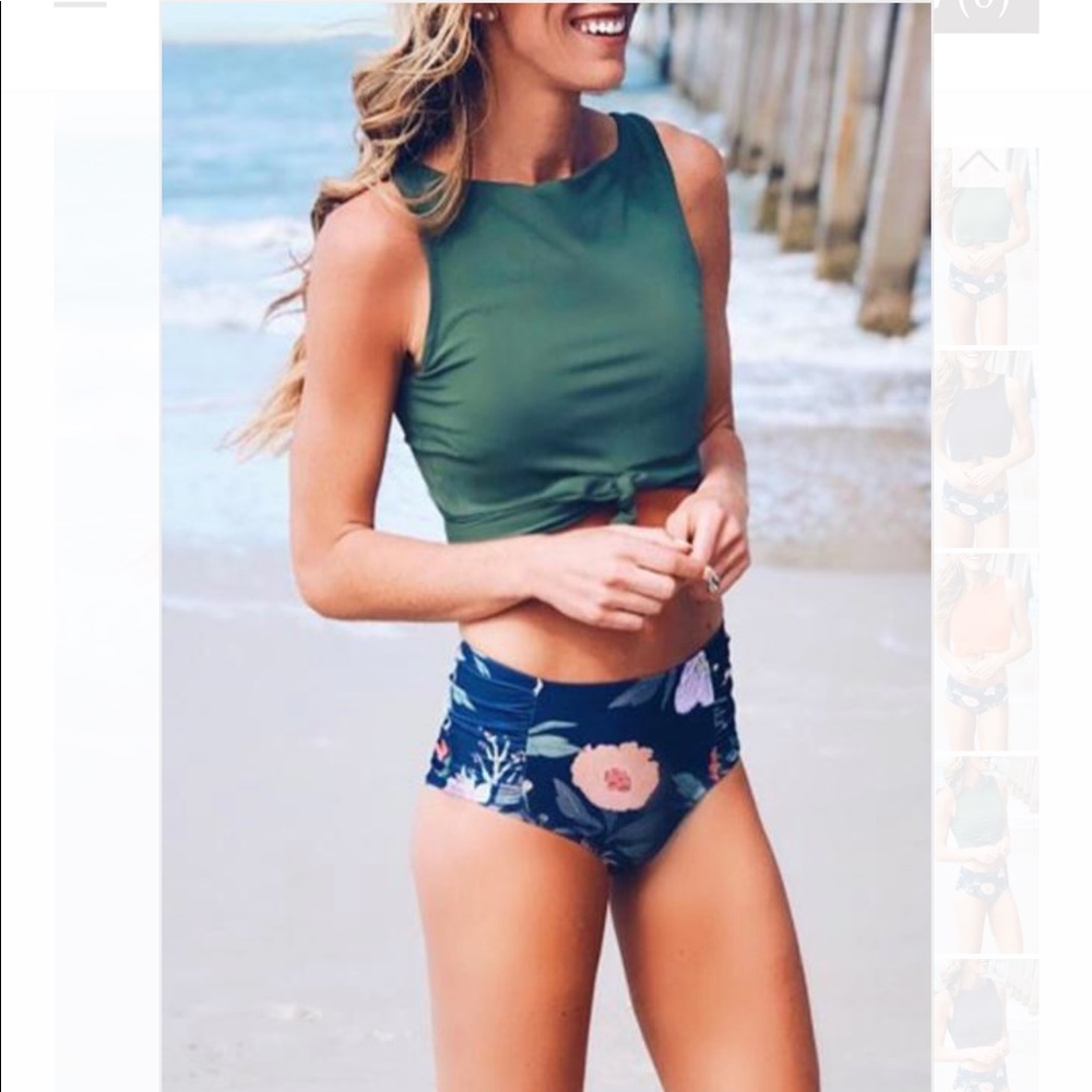 New without tags, high waist bathing suit
